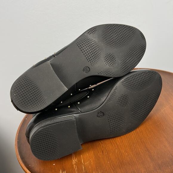 Eric Michael black leather studded bootie new size 36 - Picture 6 of 7